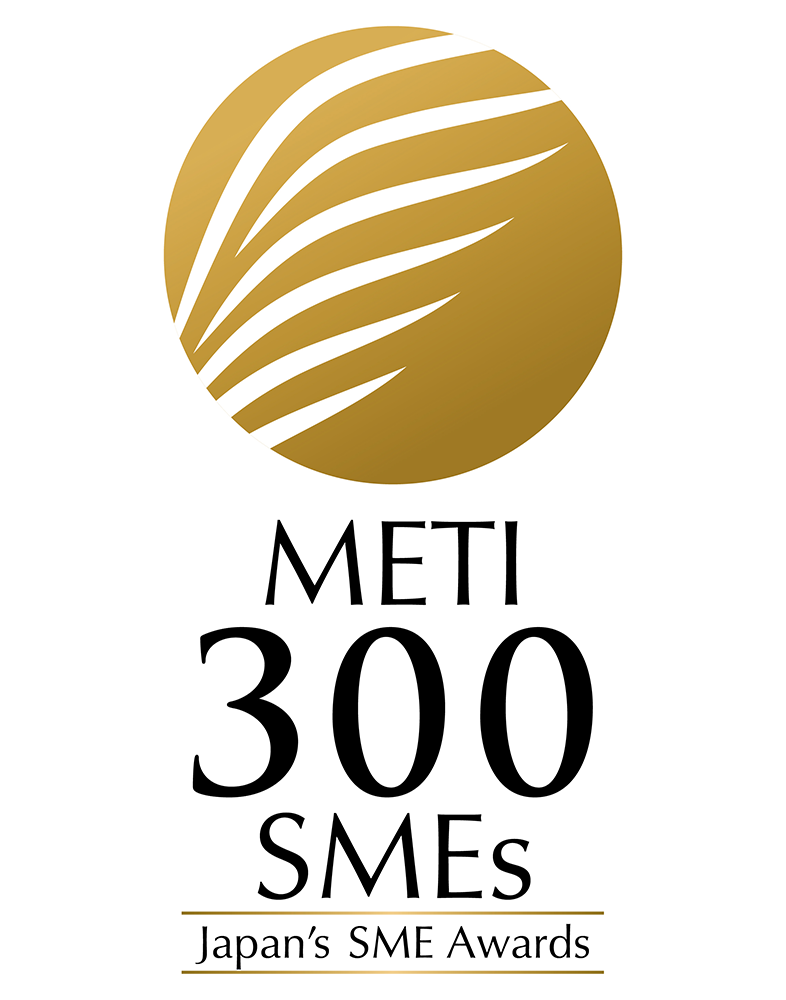 Selected as Vibrant HABATAKU Small and Medium Enterprises 300 by the Small and Medium Enterprise Agency